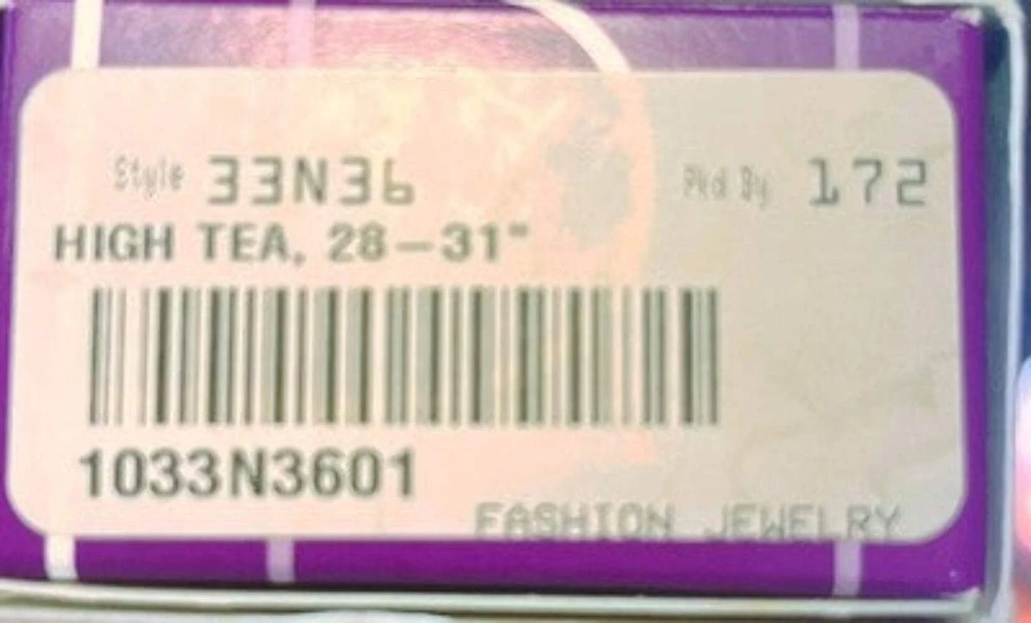 Lia Sophia 'High Tea' Pearl Necklace — Double Strand, Silver-Tone (New in Box)