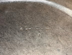 Vintage Wilton Columbia PA Metal Serving Platter Scalloped Oval Tray USA