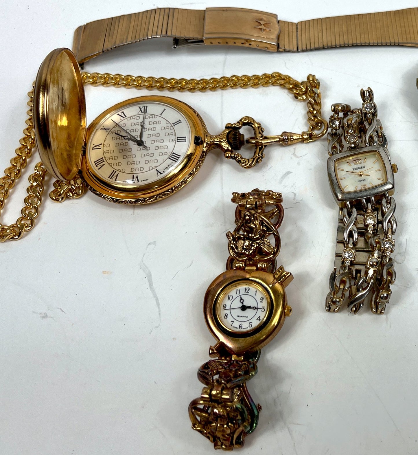 Vintage & Modern Miscellaneous Watches for Repair or Crafting – Lot of 6 (Nonfunctional)