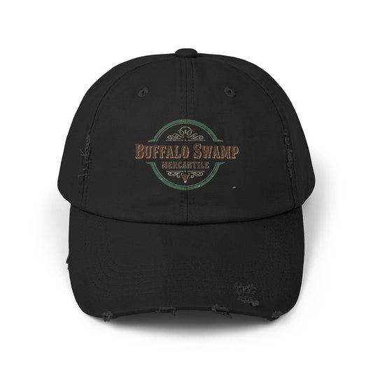 Distressed Buffalo Swamp Mercantile Logo Cap