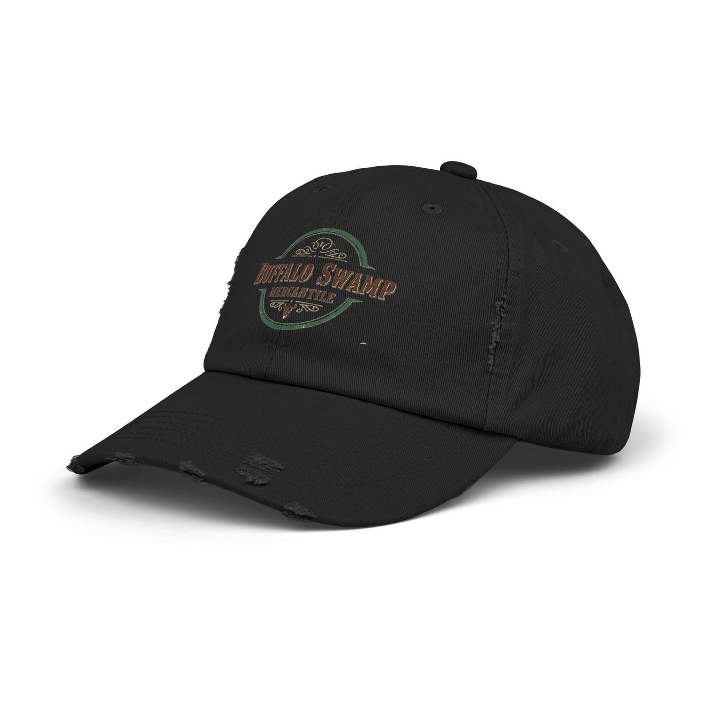 Distressed Buffalo Swamp Mercantile Logo Cap