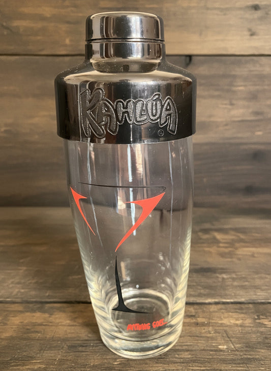 Vintage Kahlúa Cocktail Shaker - Retro Coffee Liqueur Barware