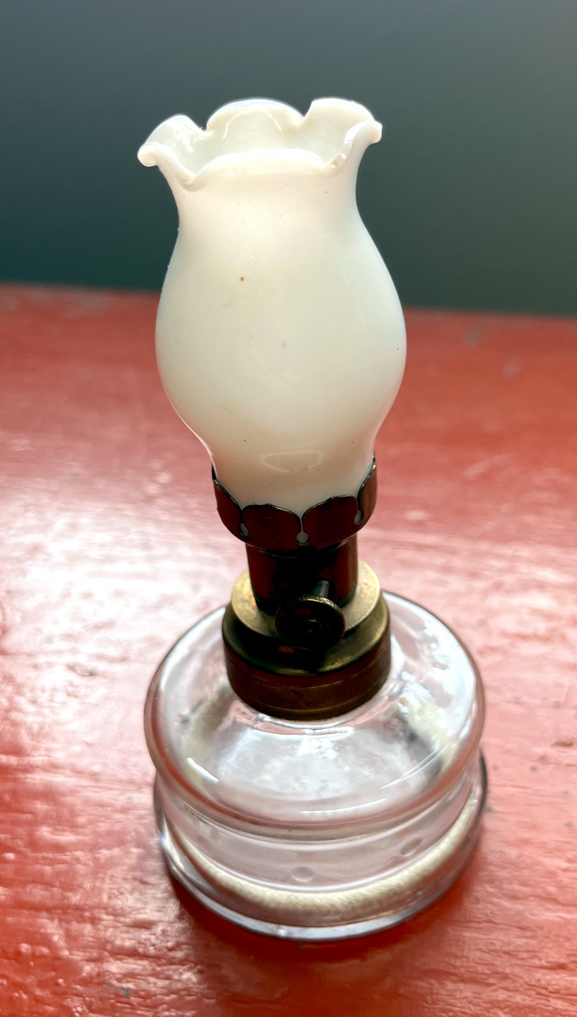 Vintage Mini Oil Lamp — Pre-Owned