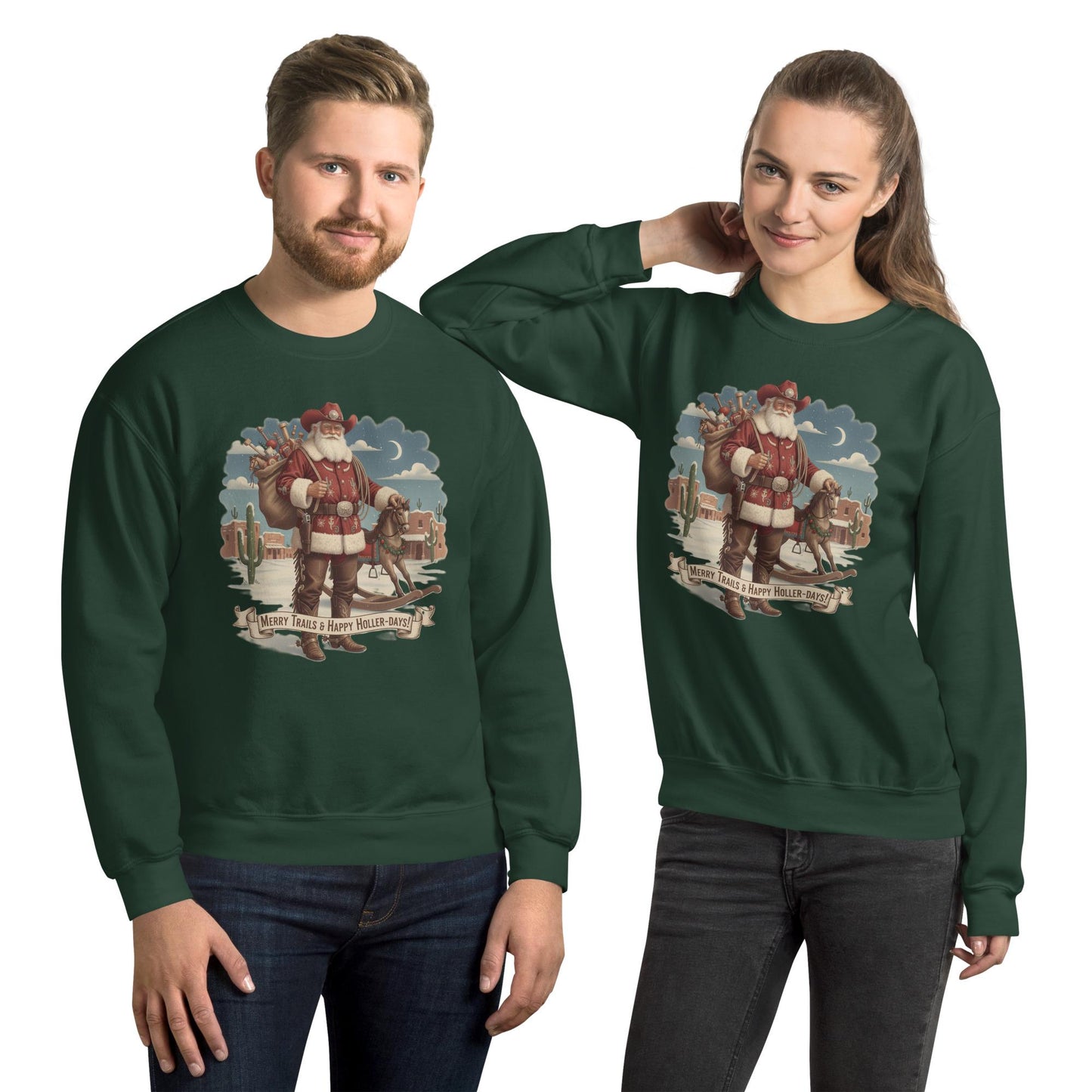 Cowboy Santa Unisex Sweatshirt