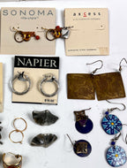 Vintage & Retro Estate Earring Collection Lot – 25+ Pair Treasure Trove (Napier, 1928, Sonoma)