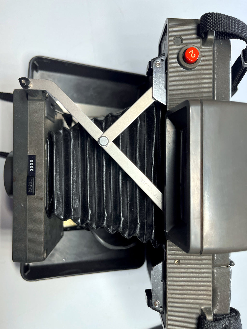 Polaroid M60 Land Camera — Vintage Folding Film Camera w/case - Untested