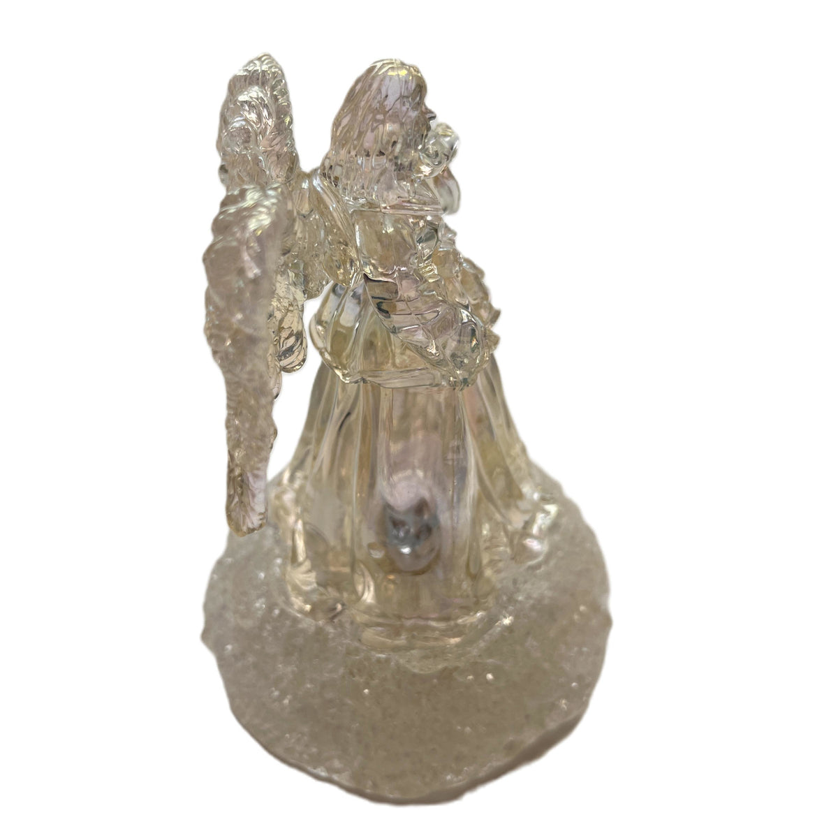 🎄 Vintage Glass Christmas Decor Lot – Angel Figurine & Tree w/ Ornaments