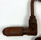 Vintage Carpenters Hand Brace Lot – 8-Inch Sweep – Pair of Restoration Projects