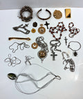 Vintage Costume Jewelry Lot – Mixed Necklaces, Bracelets, Pendants & Fashion Accessories