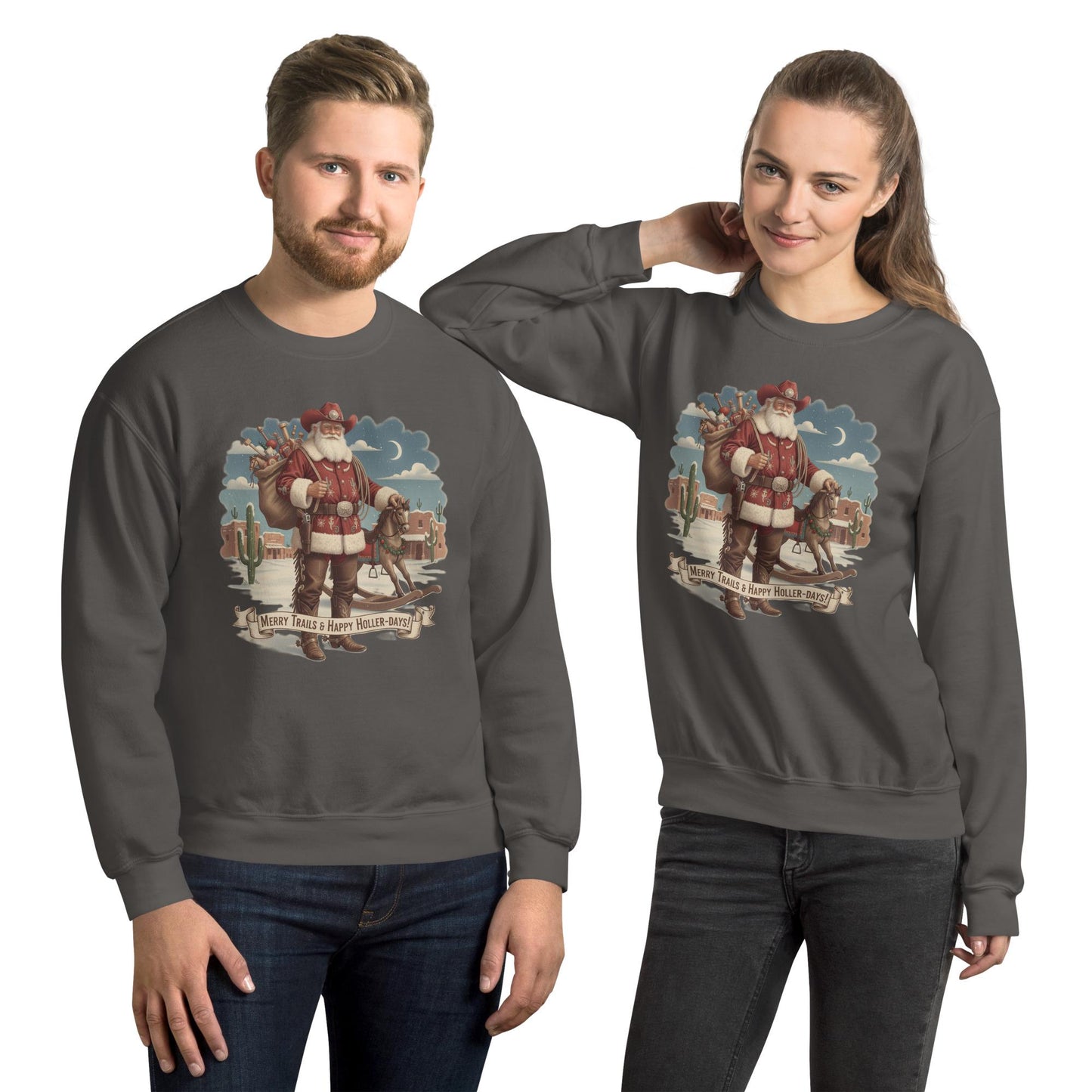 Cowboy Santa Unisex Sweatshirt