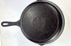 Lodge 8SK 10.25-Inch Cast Iron Skillet, Used & Freshly Seasoned