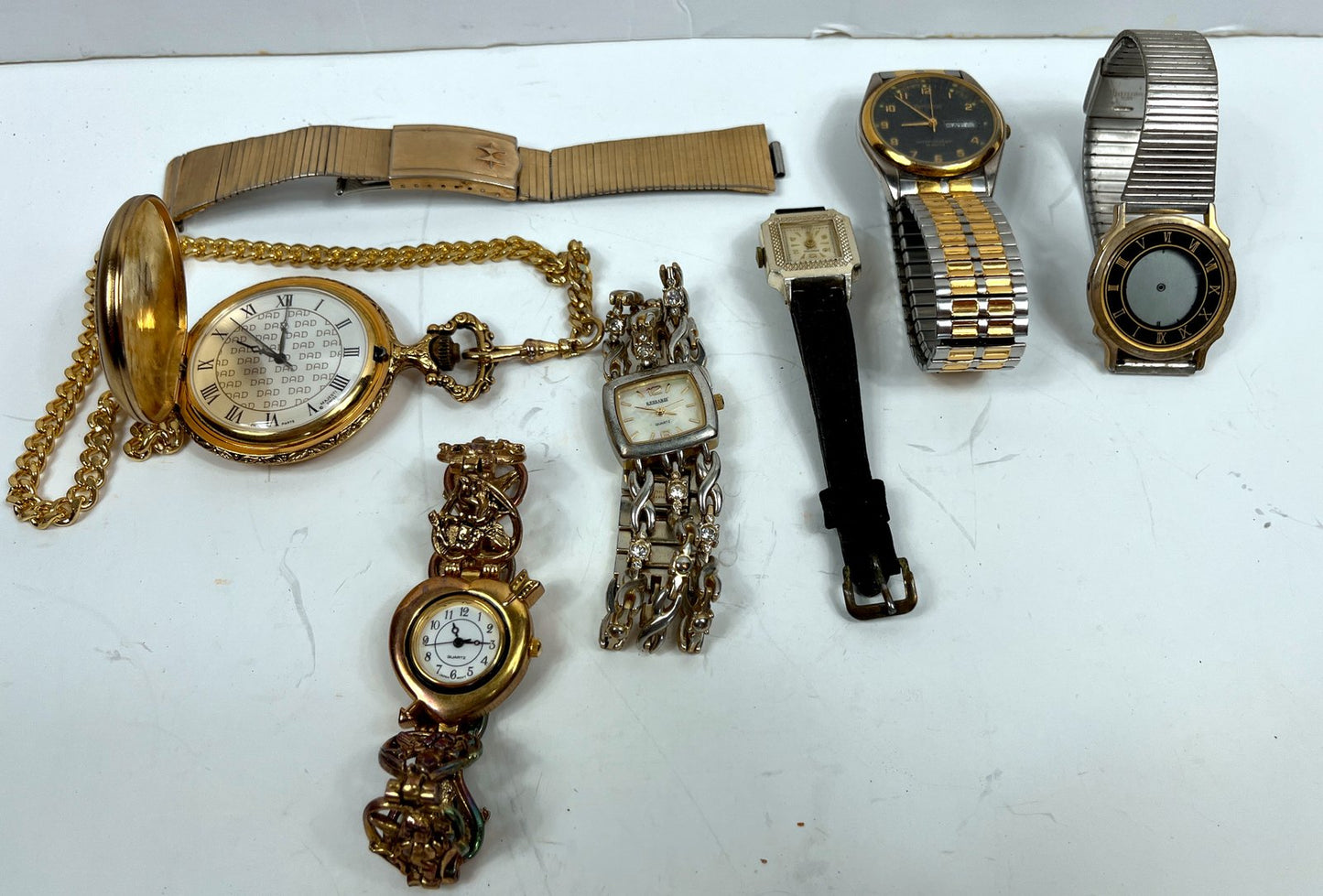 Vintage & Modern Miscellaneous Watches for Repair or Crafting – Lot of 6 (Nonfunctional)