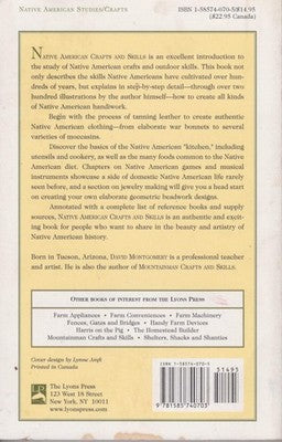 Native American Crafts & Skills by David Montgomery — Illustrated Wilderness Guide