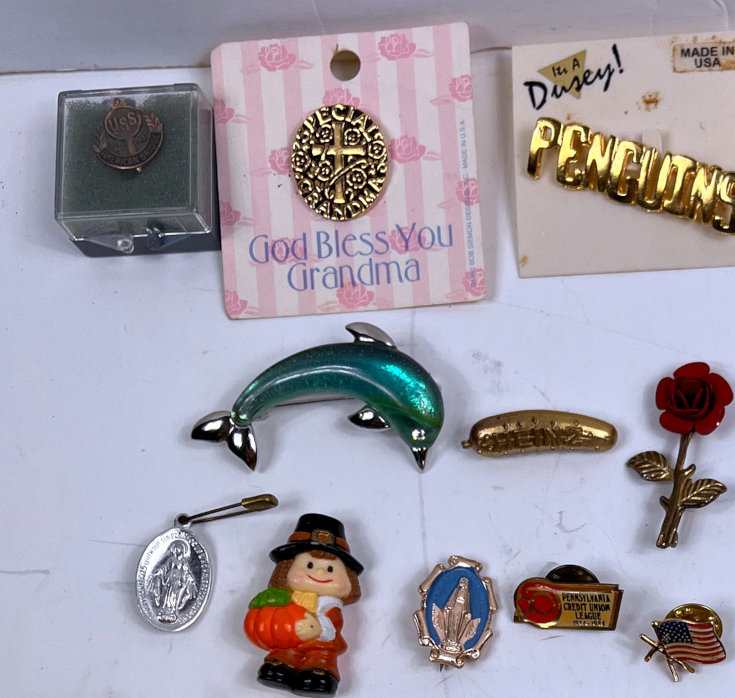 Vintage Estate Brooches & Pins Collection Lot – 30+ Piece Treasure Trove