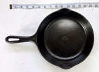 Vintage Unmarked Wagner Ware #6 Cast Iron Skillet, 9-Inch, Made in USA