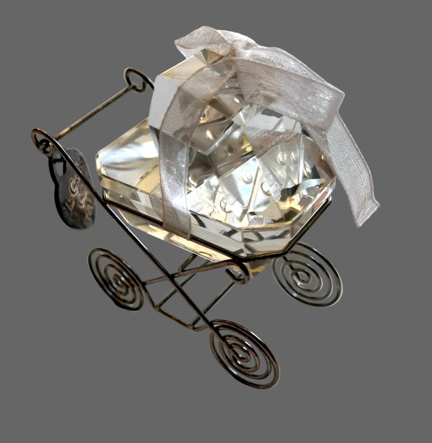 2007 Baby's First Christmas Baby Carriage Figurine – Dated Keepsake