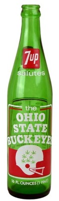 1973 Ohio State Buckeyes 7-Up Commemorative Bottles