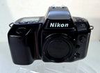 Nikon N70 & N50 35mm Film Camera Lot with Tamron 28–80mm Lens, As-Is