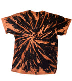Asteroid Impact Reverse Tie-Dye Tee – Brown & Black