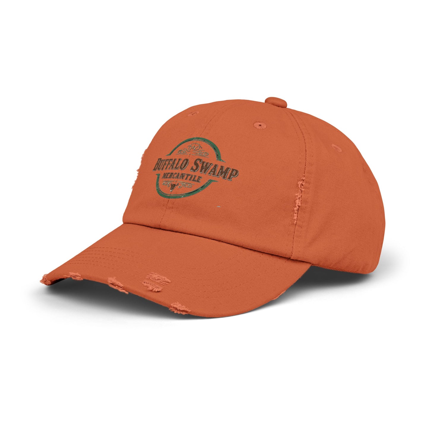 Distressed Buffalo Swamp Mercantile Logo Cap