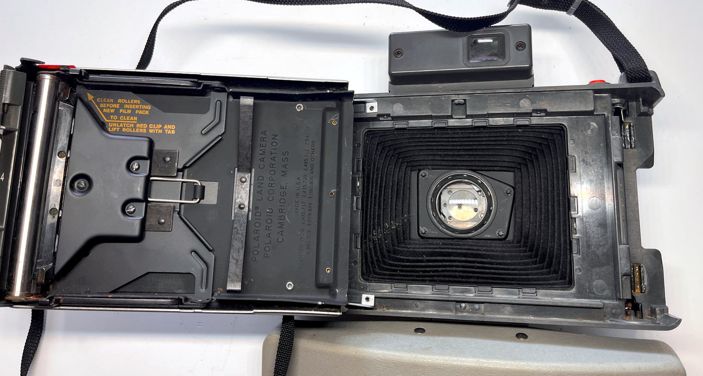 Polaroid 210 Land Camera — Vintage Folding Instant Camera Polaroid 210 Land Camera — Vintage Folding Instant Camera - Untested w/case- Untested