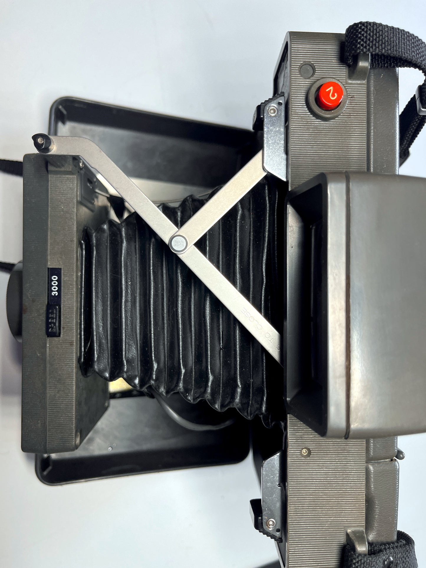 Polaroid M60 Land Camera — Vintage Folding Film Camera w/case - Untested