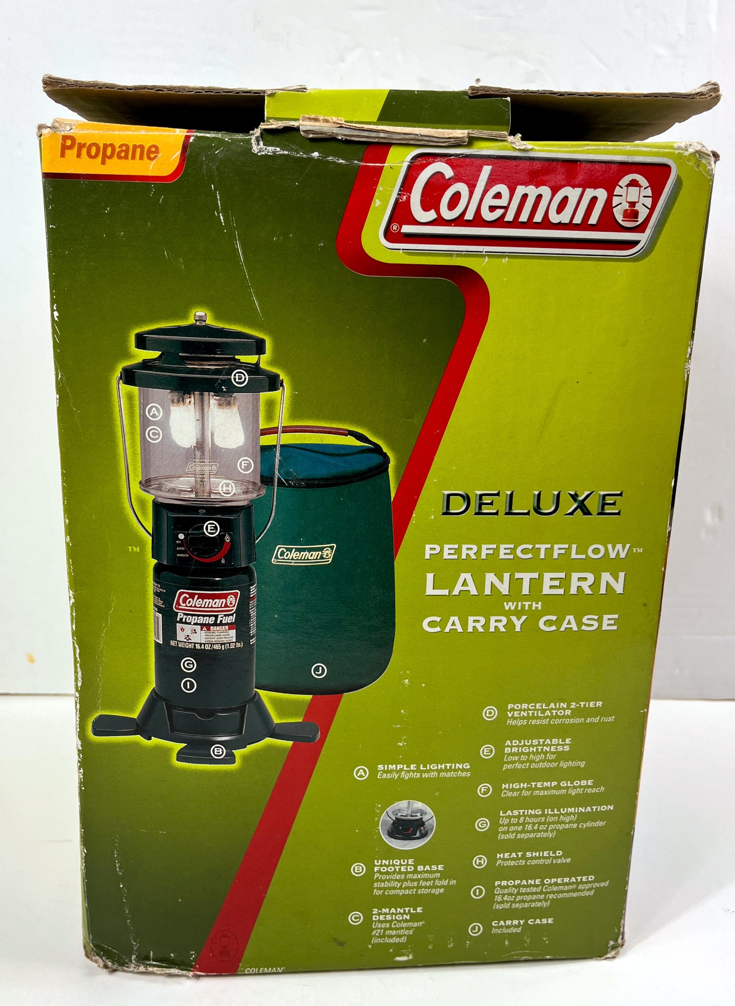Vintage Coleman Deluxe Lantern with Carry Case