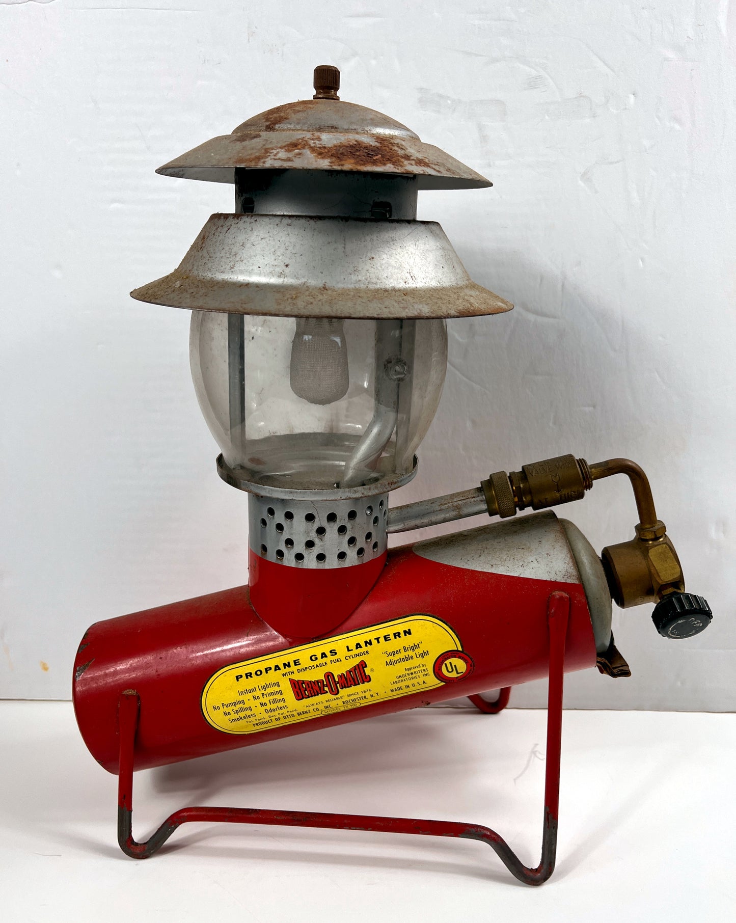 Vintage Bernz-O-Matic Propane Lantern