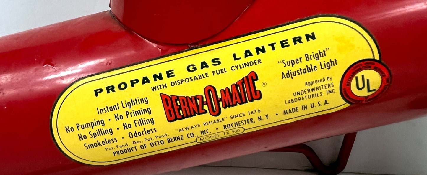 Vintage Bernz-O-Matic Propane Lantern