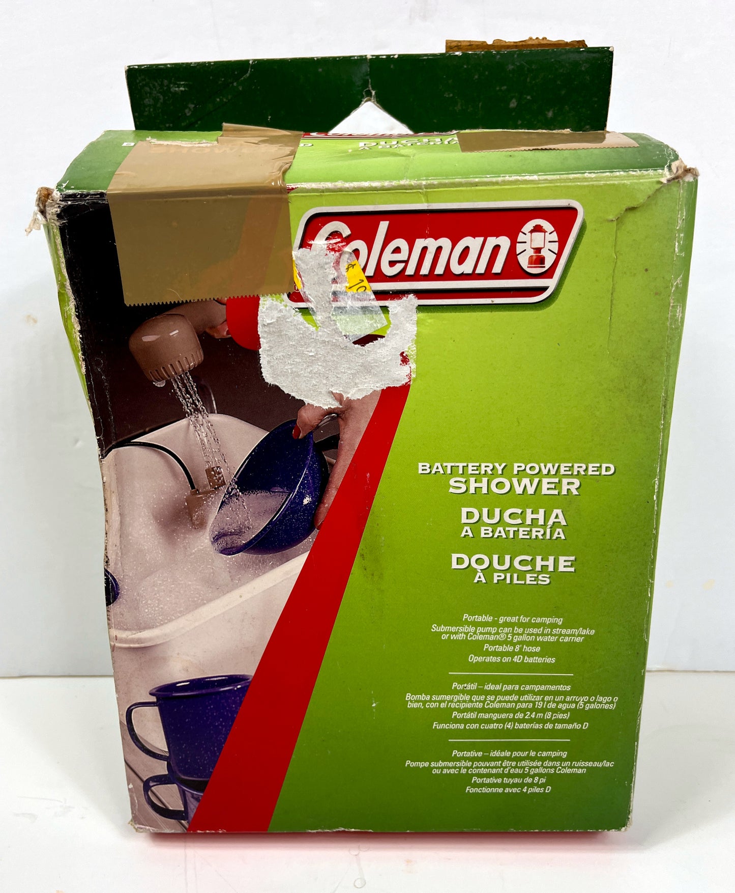 Vintage Coleman Battery Powered Portable Shower
