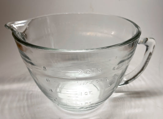 Vintage Anchor Hocking 2-Quart Glass Measuring Cup