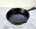 Vintage Mini Cast Iron Skillet, 4.5-Inch, Used & Freshly Seasoned