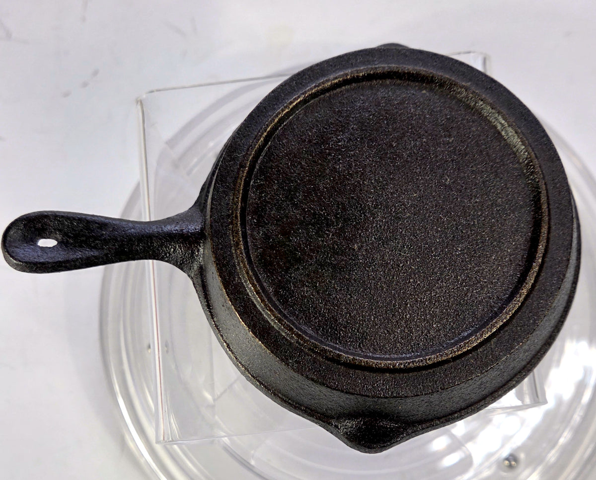 Vintage Mini Cast Iron Skillet, 4.5-Inch, Used & Freshly Seasoned