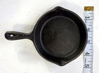 Vintage Mini Cast Iron Skillet, 4.5-Inch, Used & Freshly Seasoned