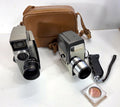 Revere Eye-Matic & Wollensak Model 79 8mm Movie Camera Pair, Untested