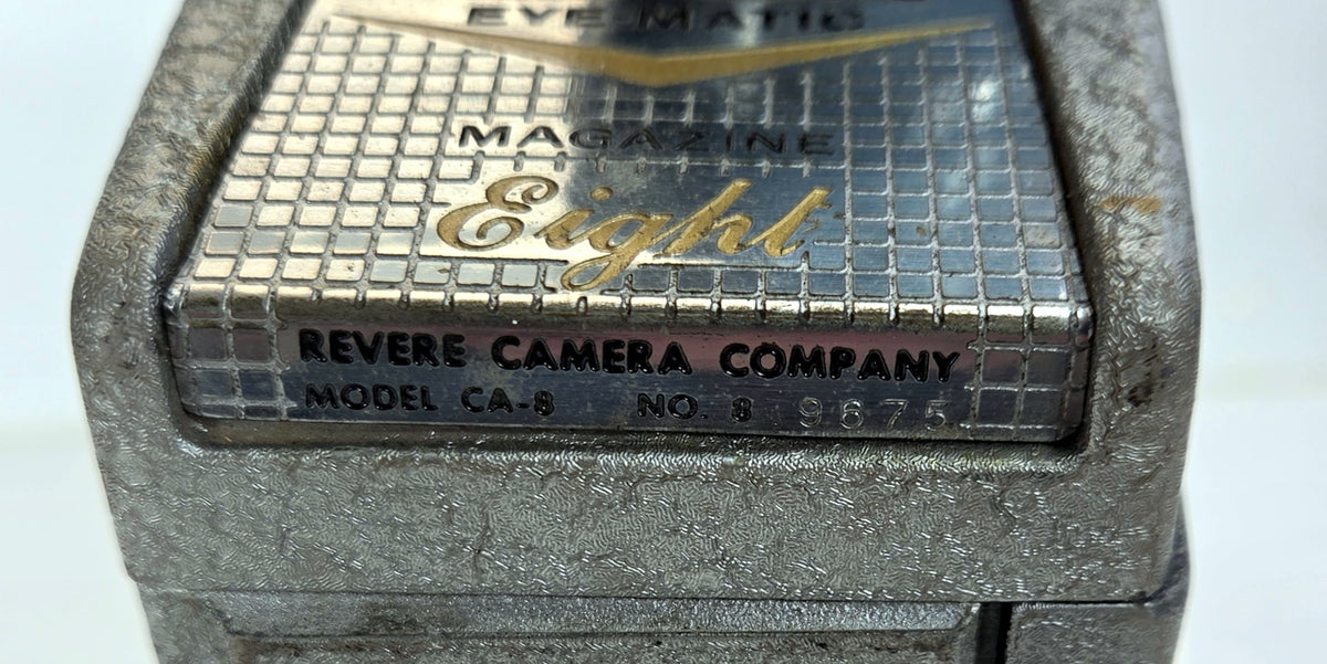 Revere Eye-Matic & Wollensak Model 79 8mm Movie Camera Pair, Untested
