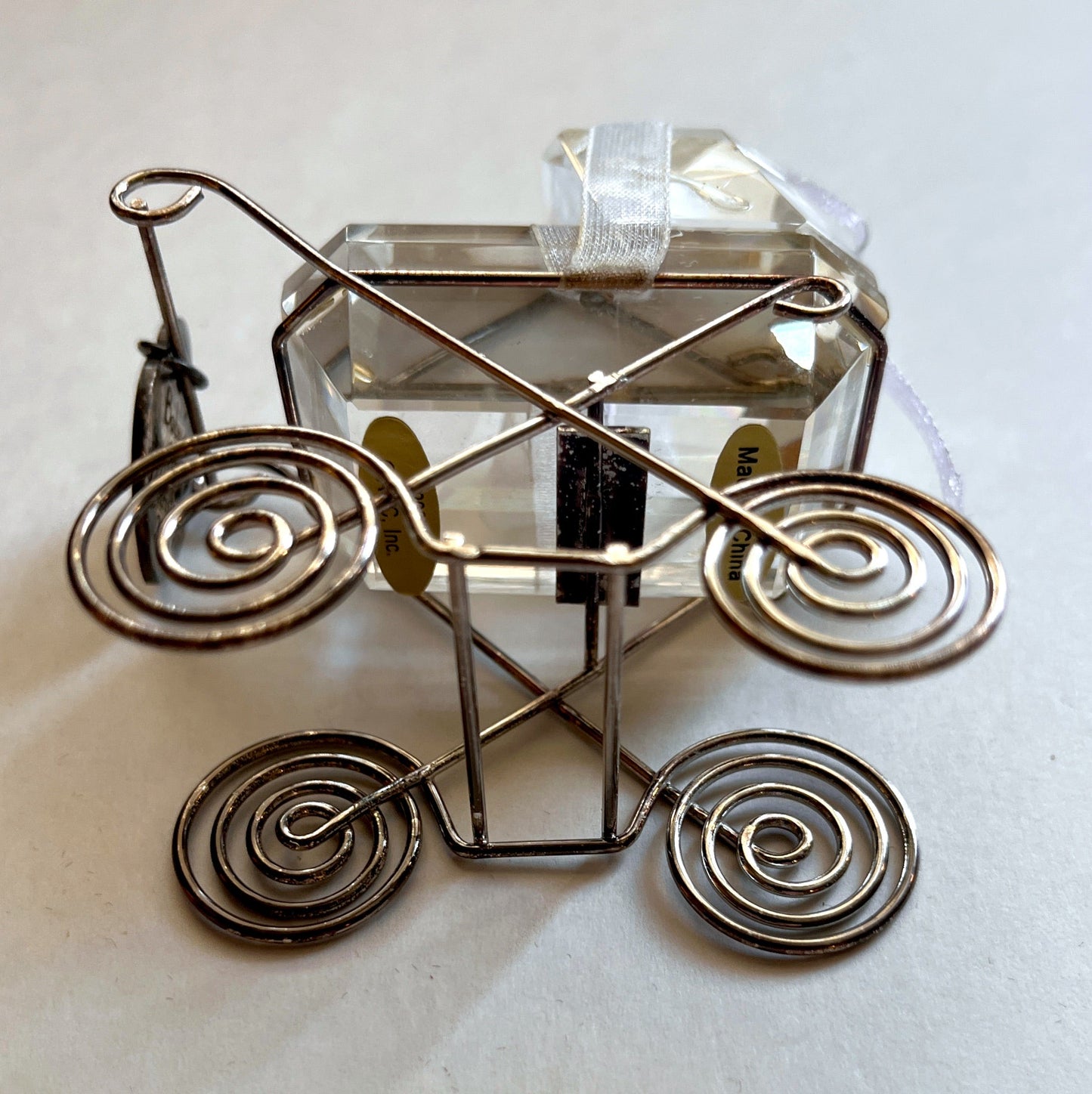 2007 Baby's First Christmas Baby Carriage Figurine – Dated Keepsake