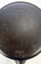 Vintage Wagner Ware Sidney-O #6 Cast Iron Skillet, 9-Inch, 1056 Q