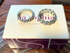 Lia Sophia 'Tally Knots' Stacking Ring Set - Silver-Tone Chain Link