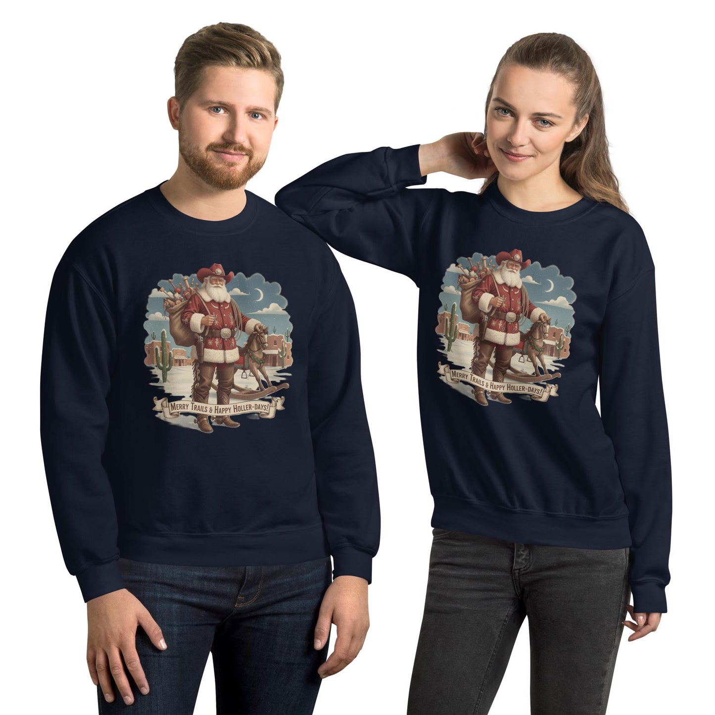 Cowboy Santa Unisex Sweatshirt