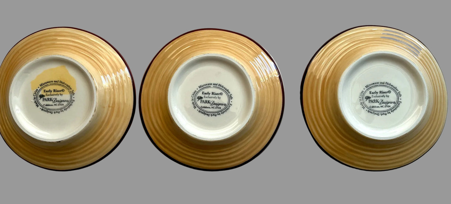 Small Chicken Decorative Hanging Plates – Set of 3