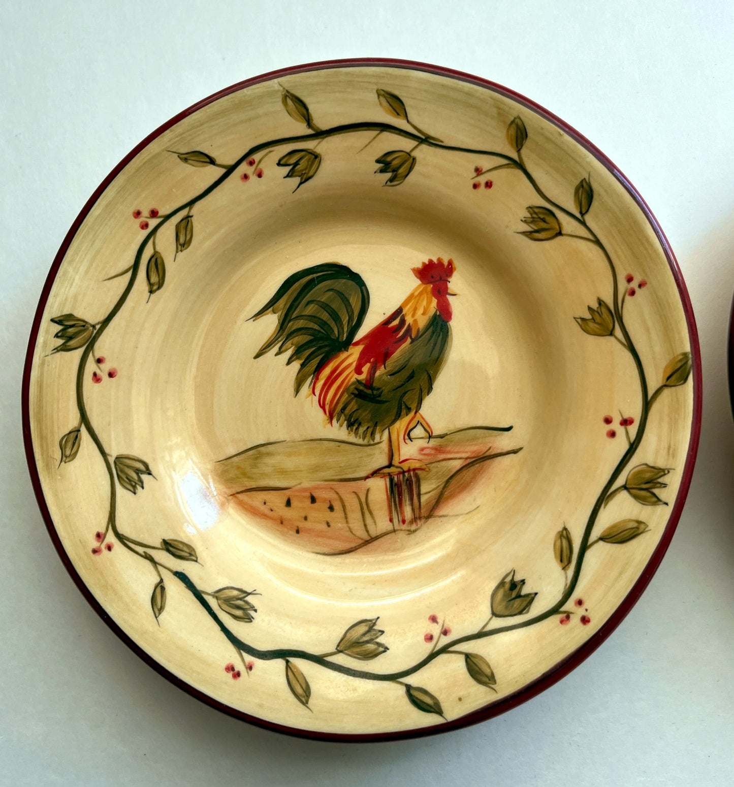 Small Chicken Decorative Hanging Plates – Set of 3