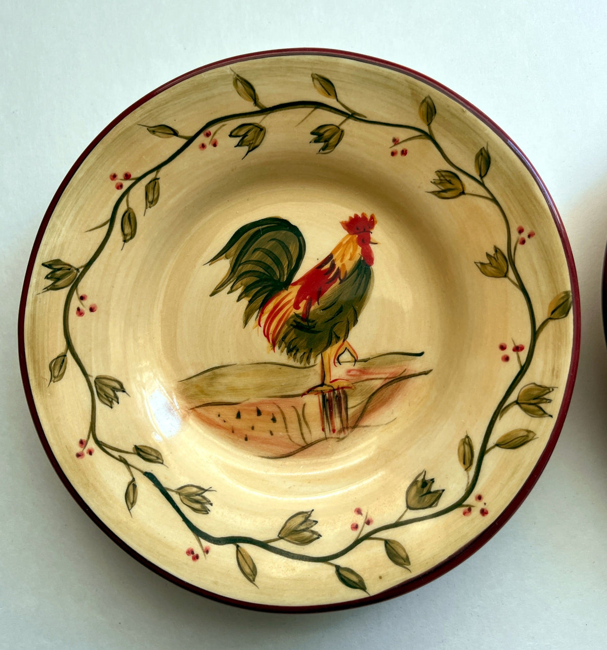 Small Chicken Decorative Hanging Plates – Set of 3