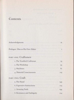 The Craftsman by Richard Sennett - Philosophy of Skilled Work