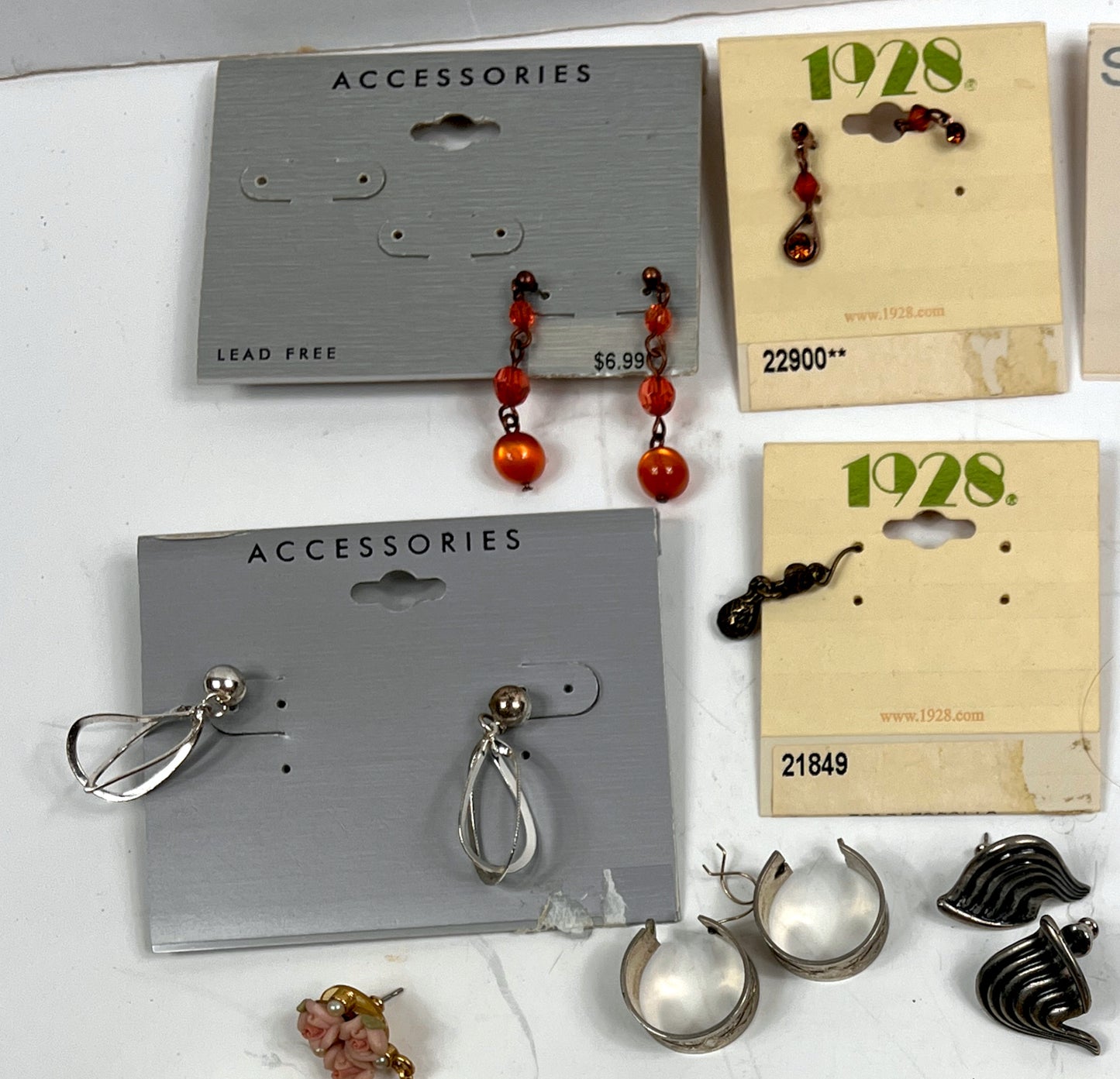 Vintage & Retro Estate Earring Collection Lot – 25+ Pair Treasure Trove (Napier, 1928, Sonoma)