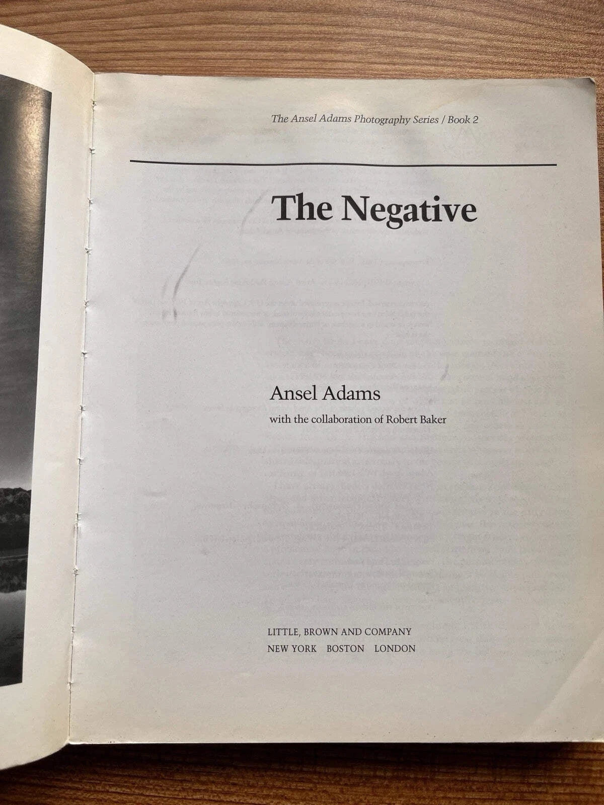 The Negative — The Ansel Adams Photography Series, Book 2