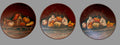 Small Fall Hanging Decorative Collector Plates – Set of 3