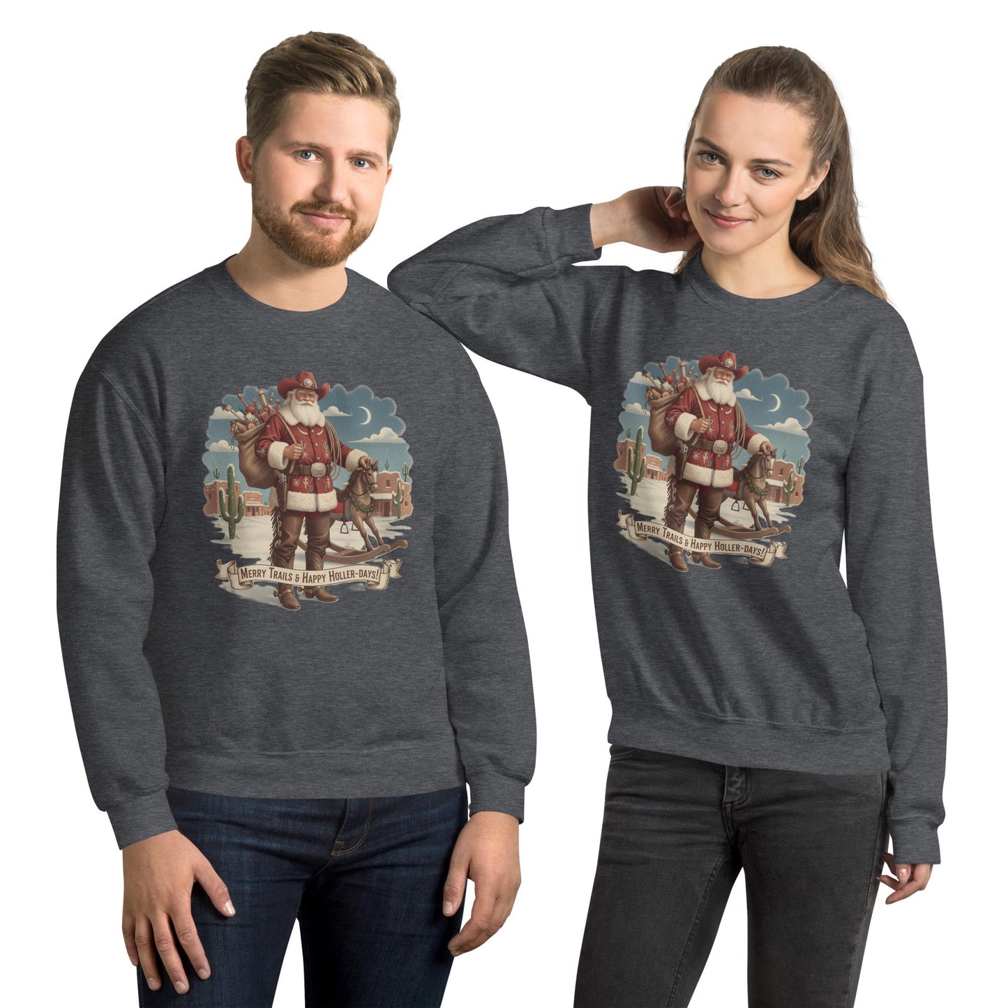 Cowboy Santa Unisex Sweatshirt