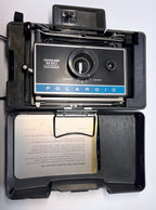 Polaroid M60 Land Camera — Vintage Folding Film Camera w/case - Untested