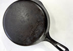 Vintage Unmarked Wagner Ware #6 Cast Iron Skillet, 9-Inch, Made in USA